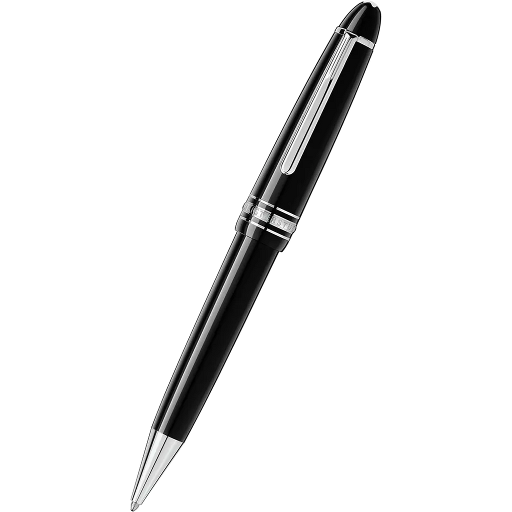 MontBlanc Meisterstück Ballpoint Pen - Black - Platinum Trim - LeGrand-Pen Boutique Ltd