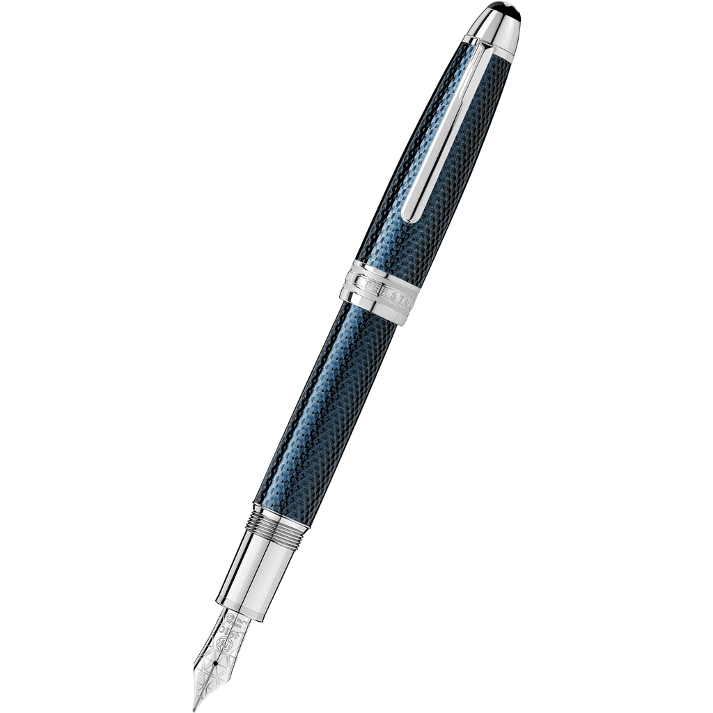 Montblanc Solitaire Fountain Pen - Blue Hour - Legrand-Pen Boutique Ltd