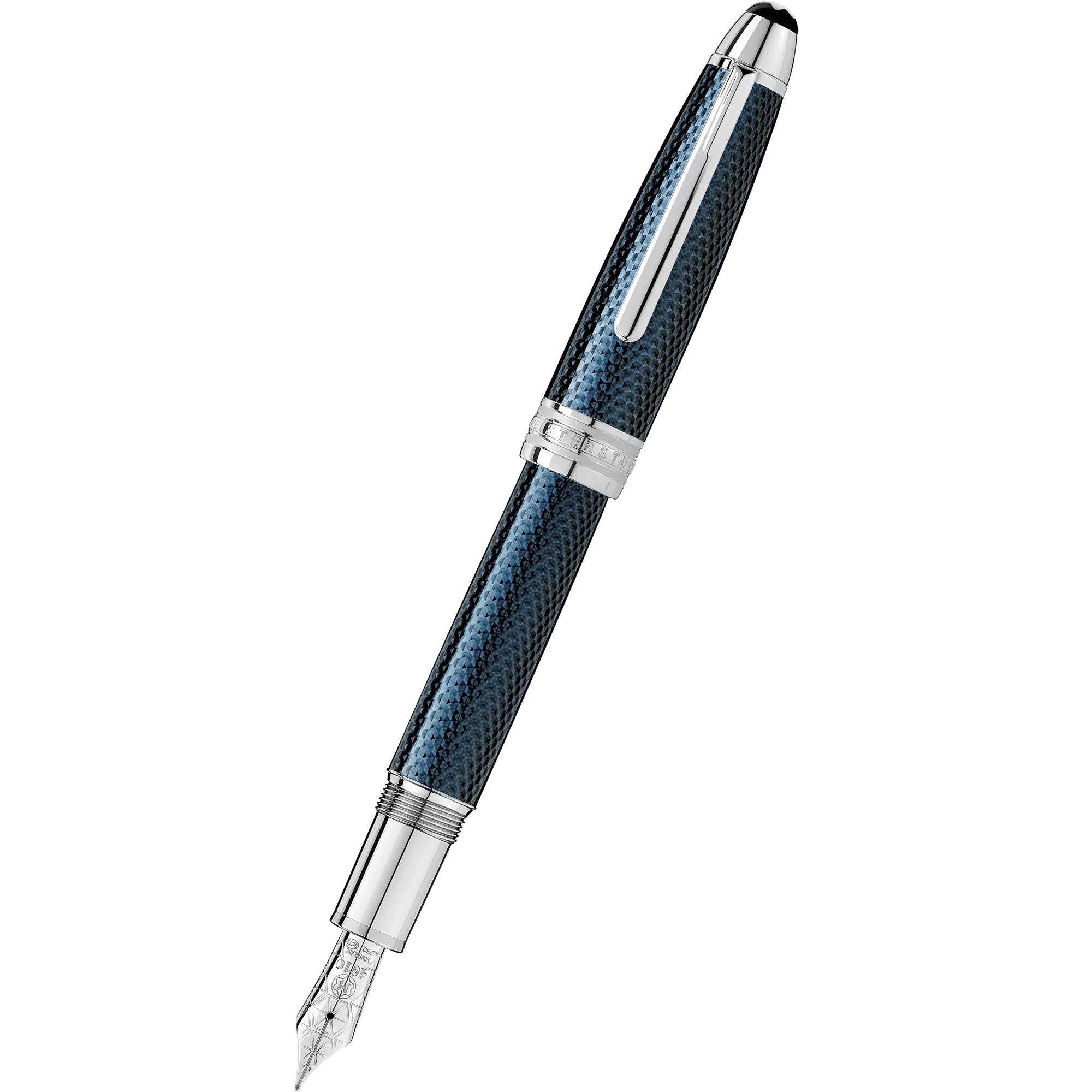 Montblanc Solitaire Fountain Pen - Blue Hour - Legrand-Pen Boutique Ltd