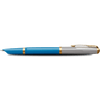 Parker 51 Fountain Pen - Premium Turquoise - Gold Trim-Pen Boutique Ltd