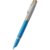 Parker 51 Fountain Pen - Premium Turquoise - Gold Trim-Pen Boutique Ltd