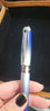 (Outlet) S T Dupont Line D Fountain Pen - Starburst Blue - Palladium Trim (USA Exclusive Edition)-Pen Boutique Ltd