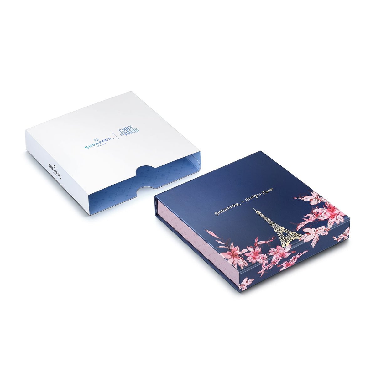 Sheaffer Sentinel x Emily in Paris Mini Ballpoint Pen - Pastel Pink + Hardbound Small Notebook (Gift Set) - Pen Boutique Ltd