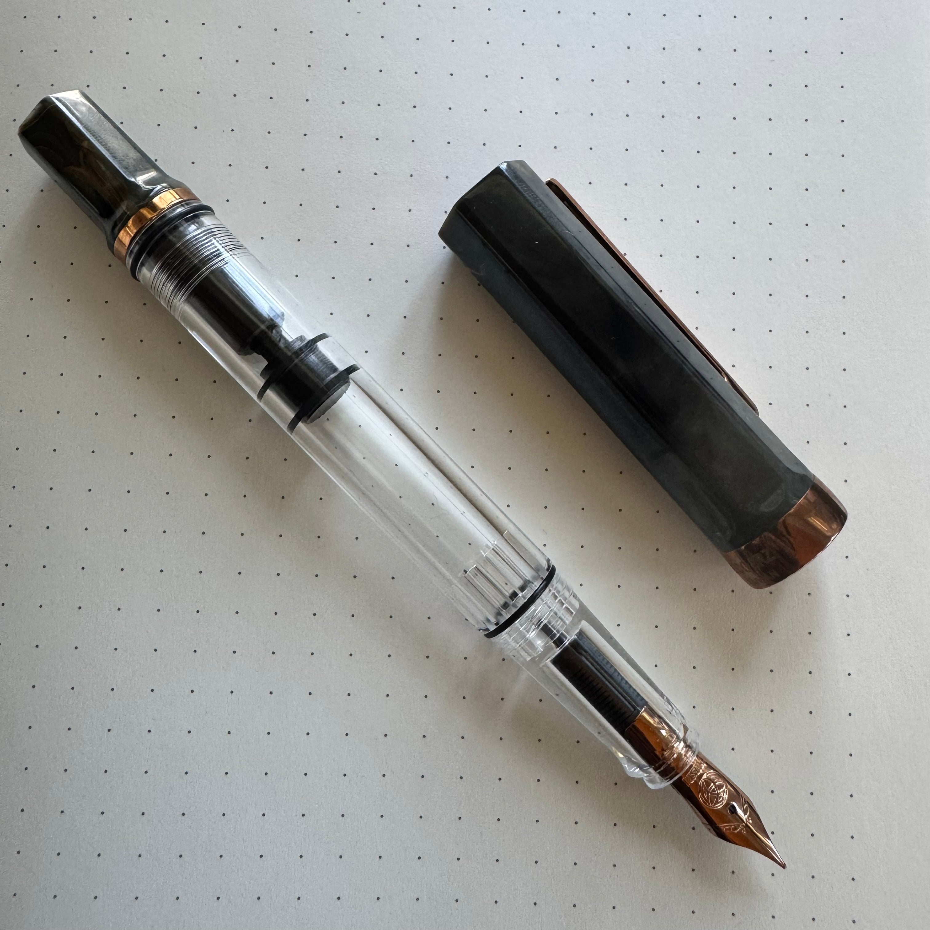 TWSBI Eco Fountain Pen - Serpentine & Bronze Trim - Pen Boutique Ltd