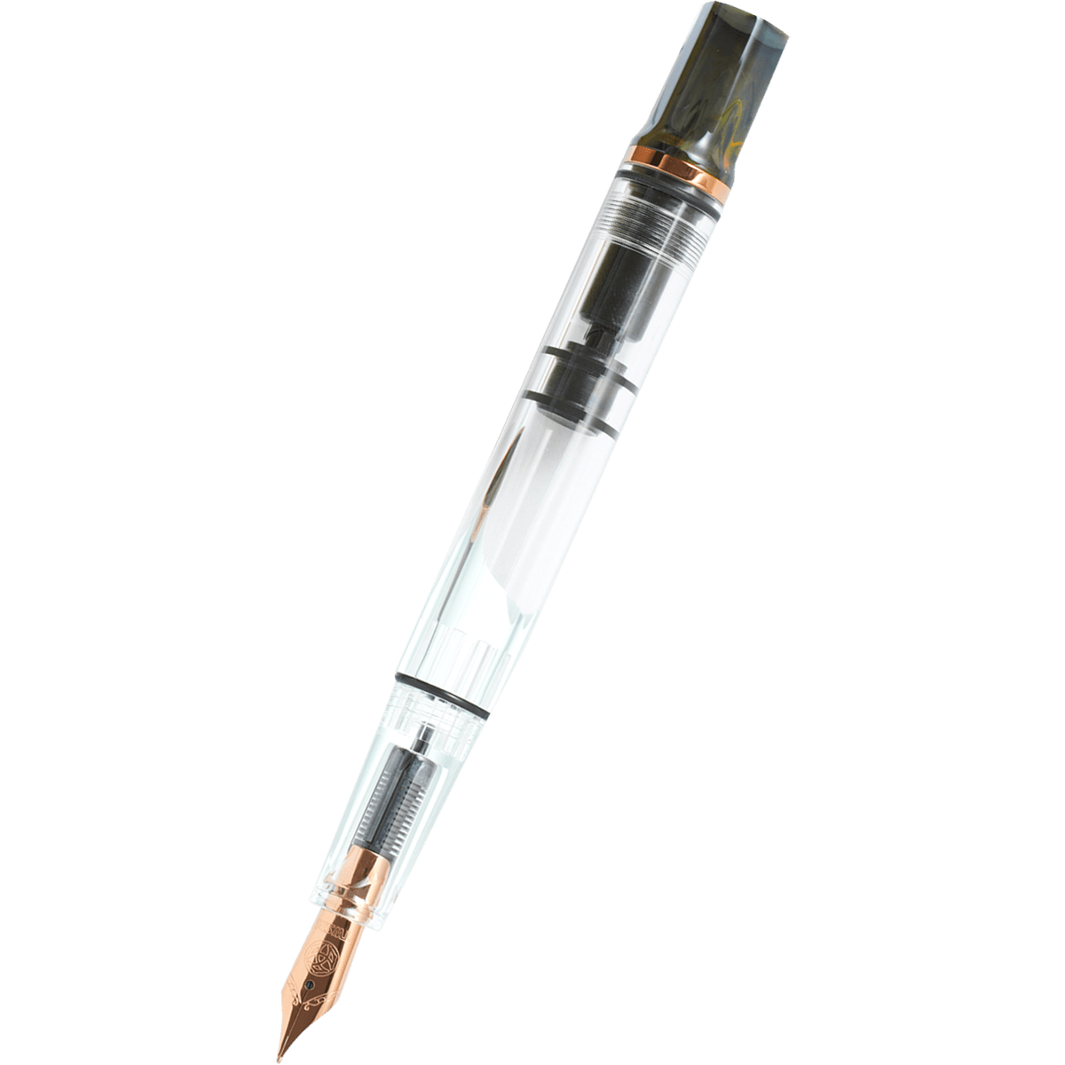 TWSBI Eco Fountain Pen – Serpentine Green with Bronze Trim
