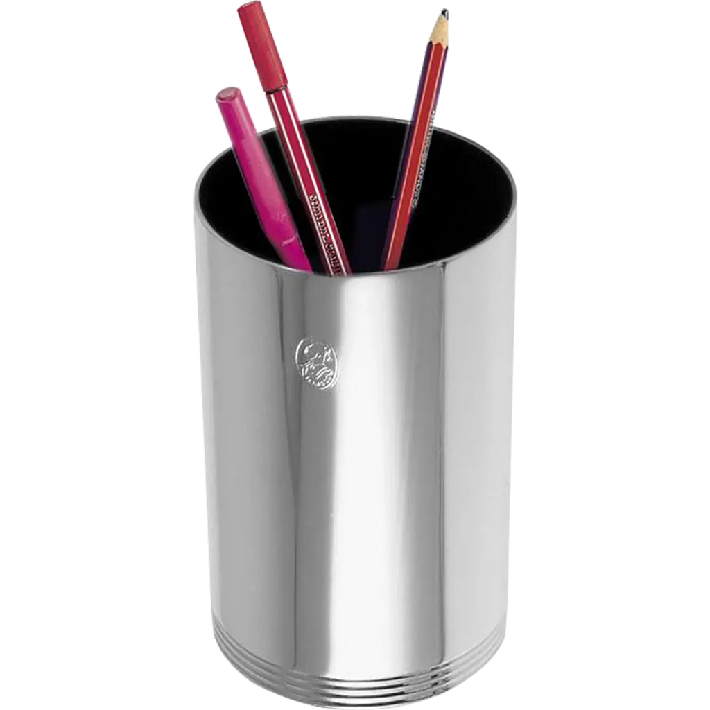 (Outlet) El Casco Pencil Cup-Chrome-Pen Boutique Ltd