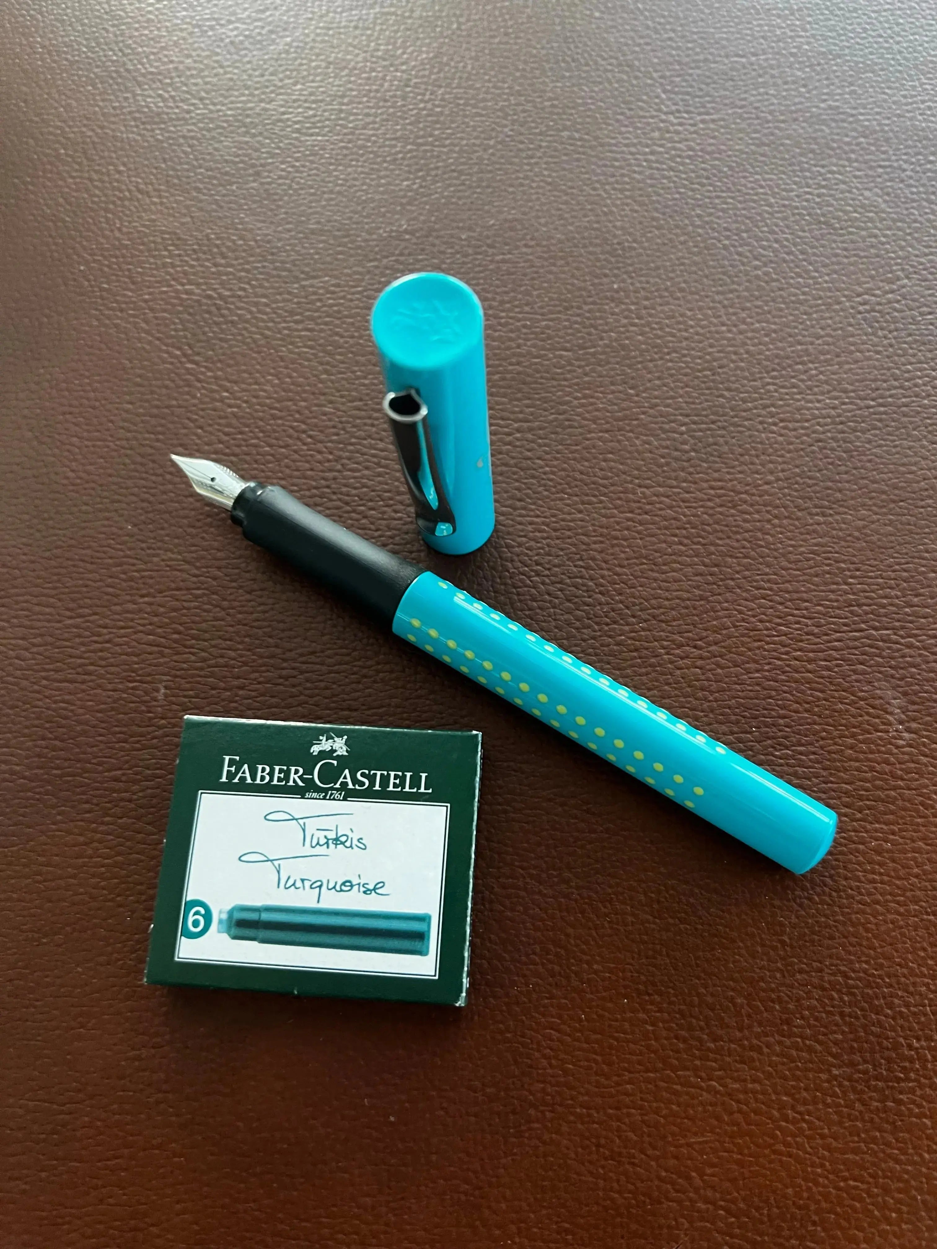 (Outlet) Faber-Castell Grip Set - Turquoise -EF-Pen Boutique Ltd
