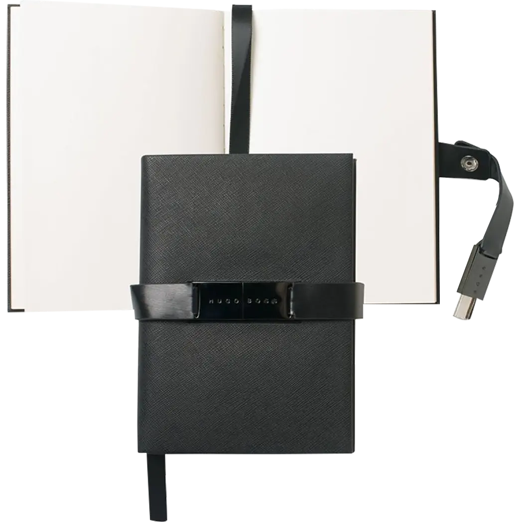 (Outlet) Hugo Boss A6 Folder with USB Binder-Pen Boutique Ltd