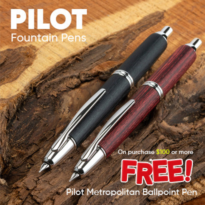 Stylos plume Pilot > 100 $ - Stylo bille Pilot Metropolitan GRATUIT