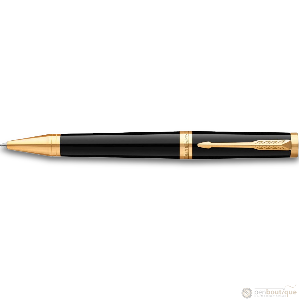 Parker Ingenuity Core Ballpoint Pen - Black - Gold Trim-Pen Boutique Ltd
