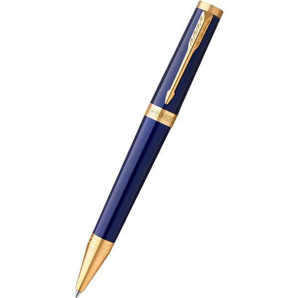 Parker Ingenuity Core Ballpoint Pen - Blue - Gold Trim-Pen Boutique Ltd