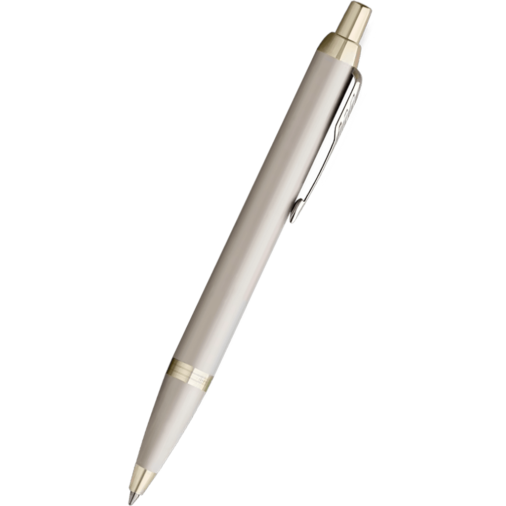 Parker IM Ballpoint Pen - Monochrome - Champagne - Pen Boutique Ltd