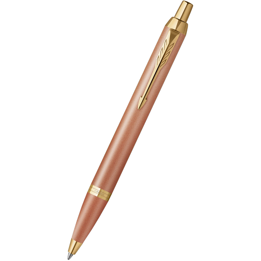 Parker IM Writing Rituals Ballpoint Pen - Uplifting Orange Gradient - Gold Trim-Pen Boutique Ltd