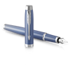 Parker IM Writing Rituals Fountain Pen - Peaceful Blue Gradient - Chrome Trim-Pen Boutique Ltd