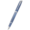 Parker IM Writing Rituals Fountain Pen - Peaceful Blue Gradient - Chrome Trim-Pen Boutique Ltd