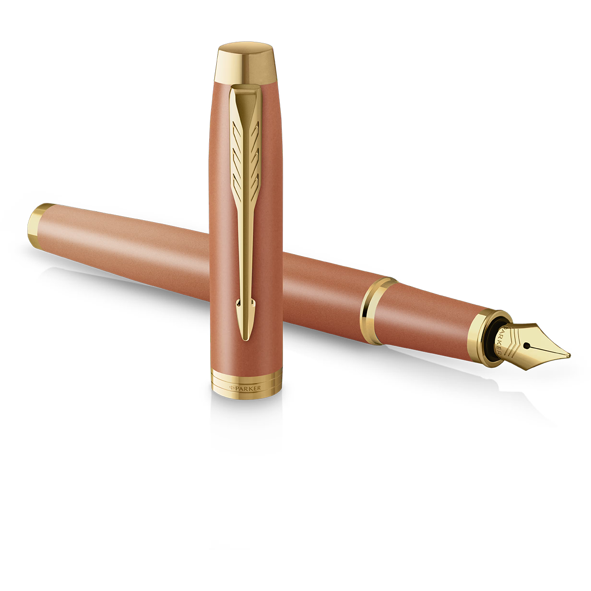 Parker IM Writing Rituals Fountain Pen - Uplifting Orange Gradient - Gold Trim-Pen Boutique Ltd