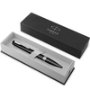 Parker Meridian Ballpoint Pen - Black - Chrome Trim - Pen Boutique Ltd