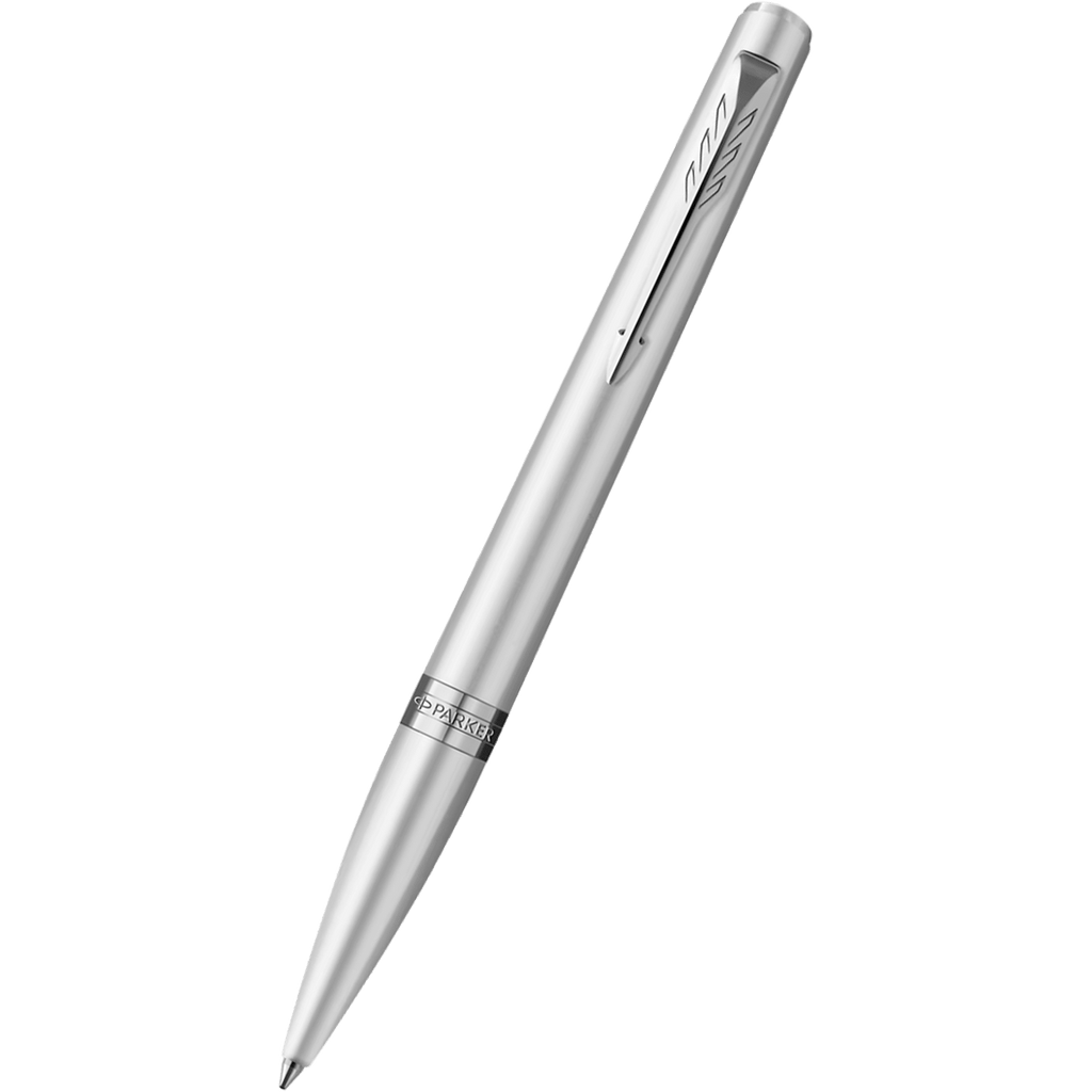 Parker Meridian Ballpoint Pen - Chrome - Chrome Trim - Pen Boutique Ltd