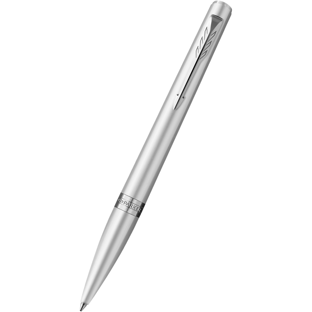 Parker Meridian Ballpoint Pen - Chrome - Chrome Trim - Pen Boutique Ltd