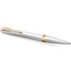 Parker Meridian Ballpoint Pen - Chrome - Gold Trim-Pen Boutique Ltd