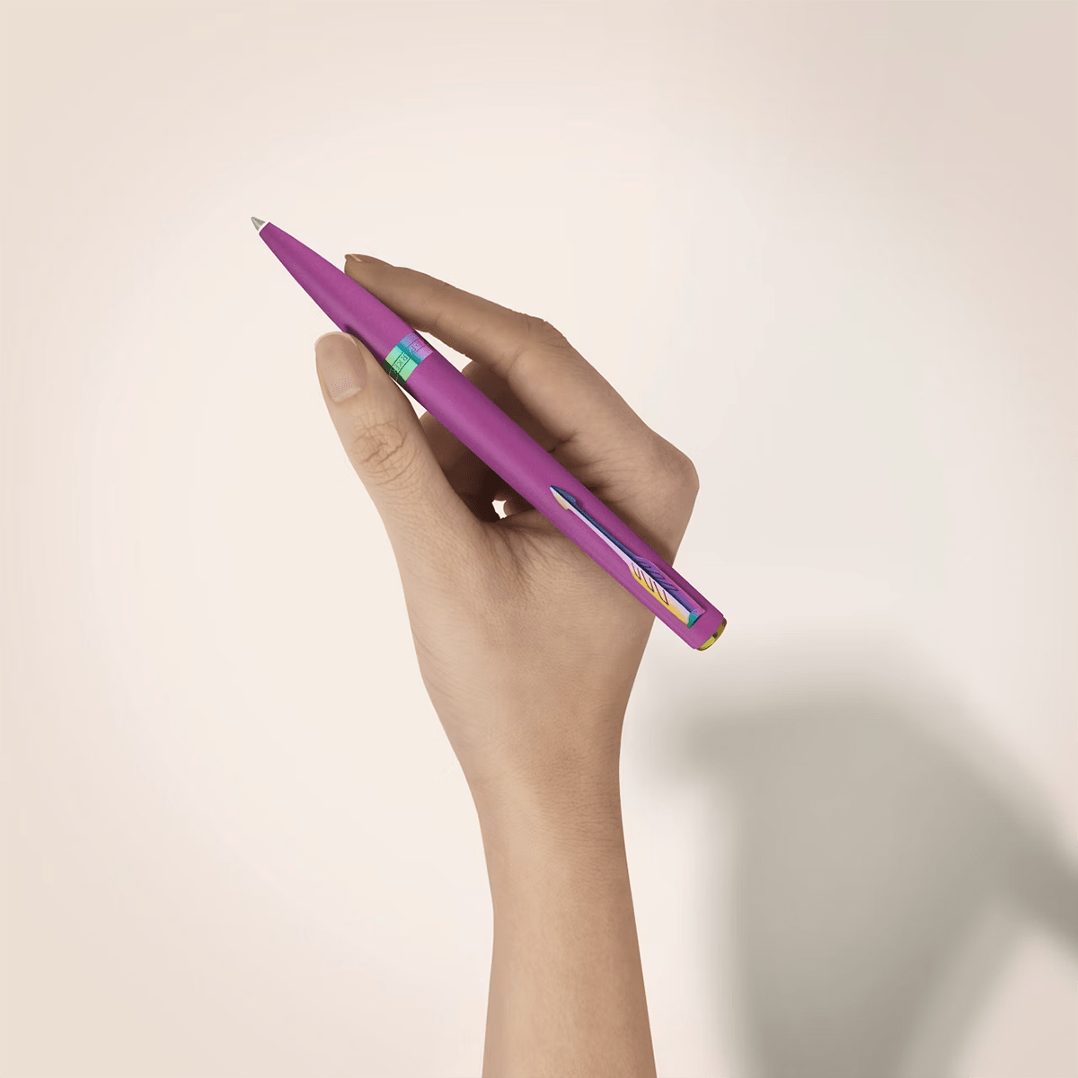 Parker Meridian Ballpoint Pen - Grape - Rainbow Trim - Pen Boutique Ltd