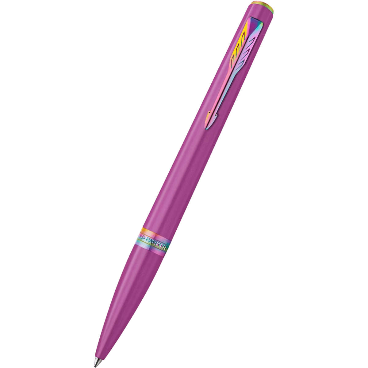 Parker Meridian Ballpoint Pen - Grape - Rainbow Trim - Pen Boutique Ltd