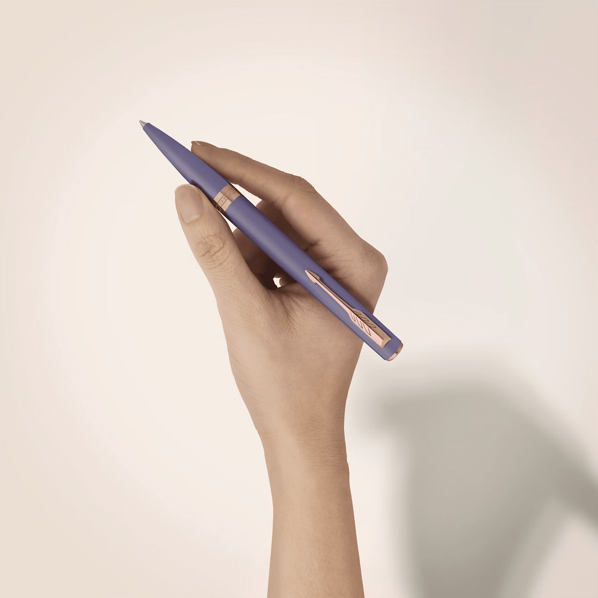 Parker Meridian Ballpoint Pen - Lilac - Pink Gold Trim - Pen Boutique Ltd