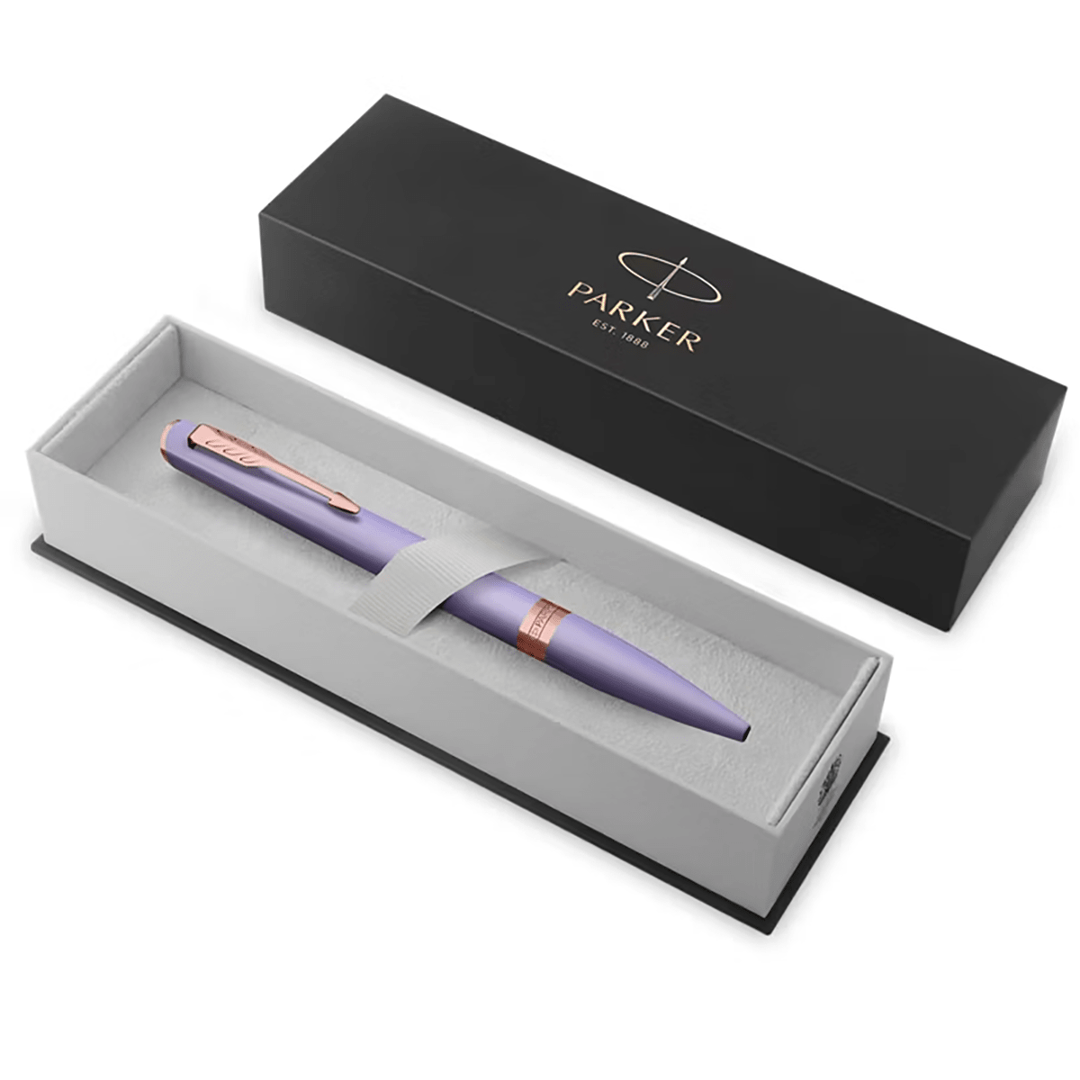 Parker Meridian Ballpoint Pen - Lilac - Pink Gold Trim - Pen Boutique Ltd