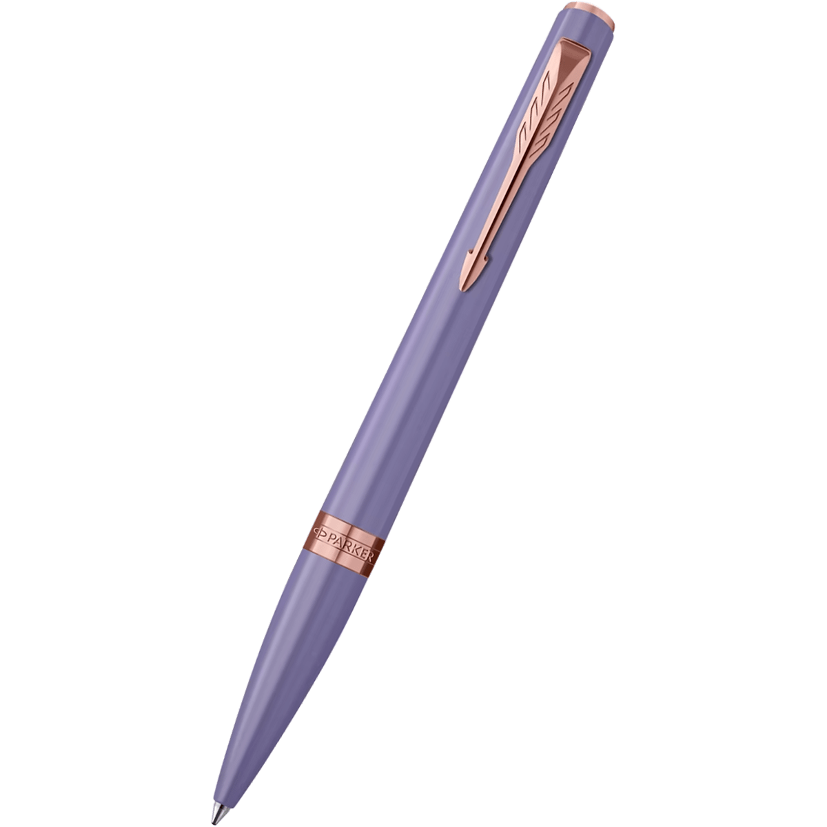 Parker Meridian Ballpoint Pen - Lilac - Pink Gold Trim - Pen Boutique Ltd