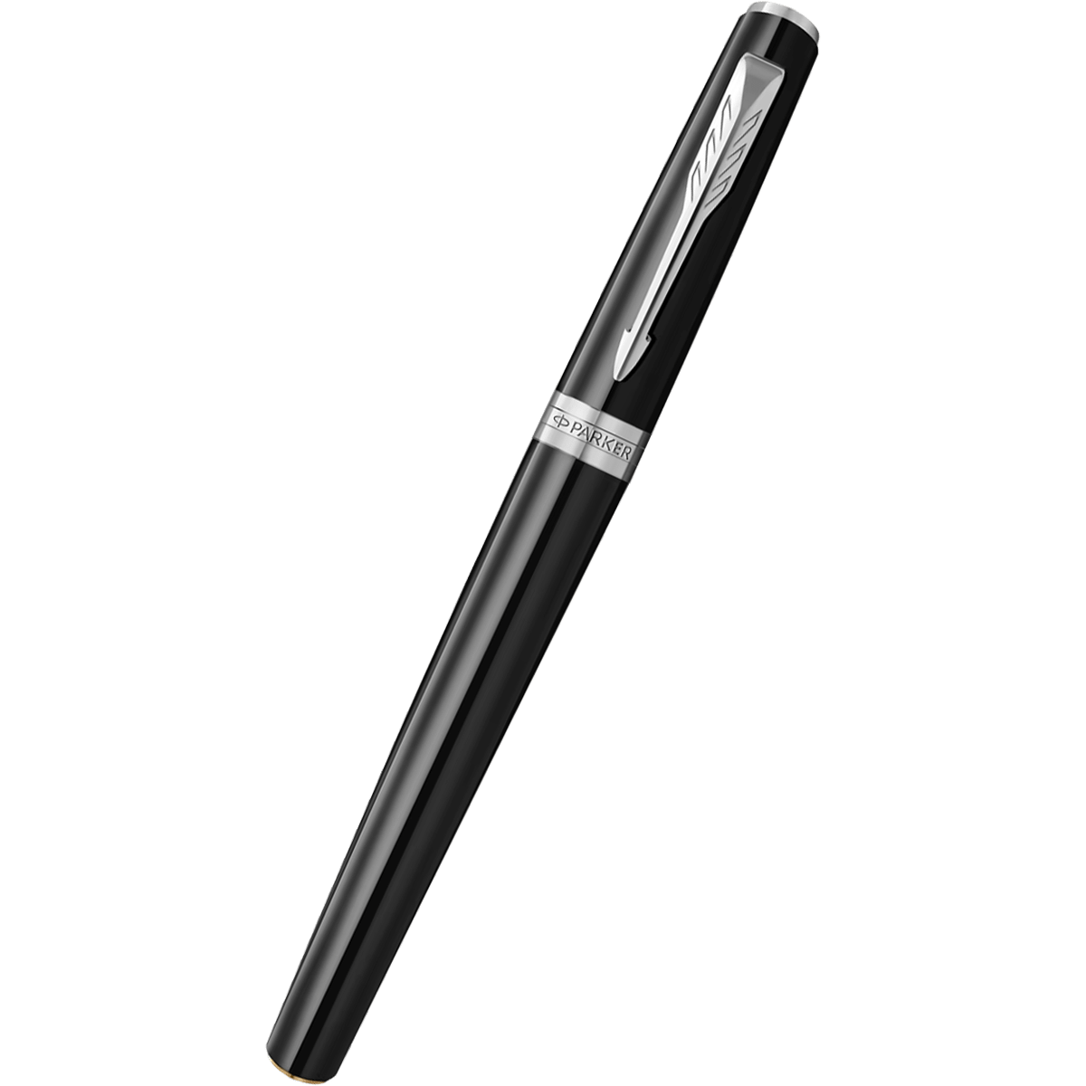 Parker Meridian Fountain Pen - Black - Chrome Trim - Pen Boutique Ltd