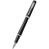 Parker Meridian Fountain Pen - Black - Chrome Trim - Pen Boutique Ltd