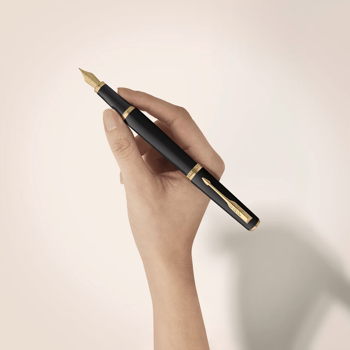 Parker Meridian Fountain Pen - Black - Gold Trim - Pen Boutique Ltd