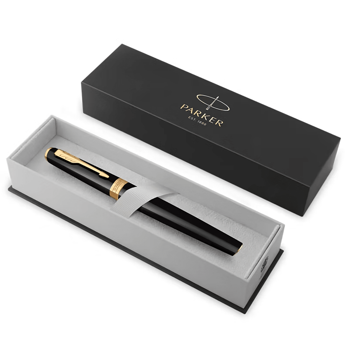 Parker Meridian Fountain Pen - Black - Gold Trim - Pen Boutique Ltd