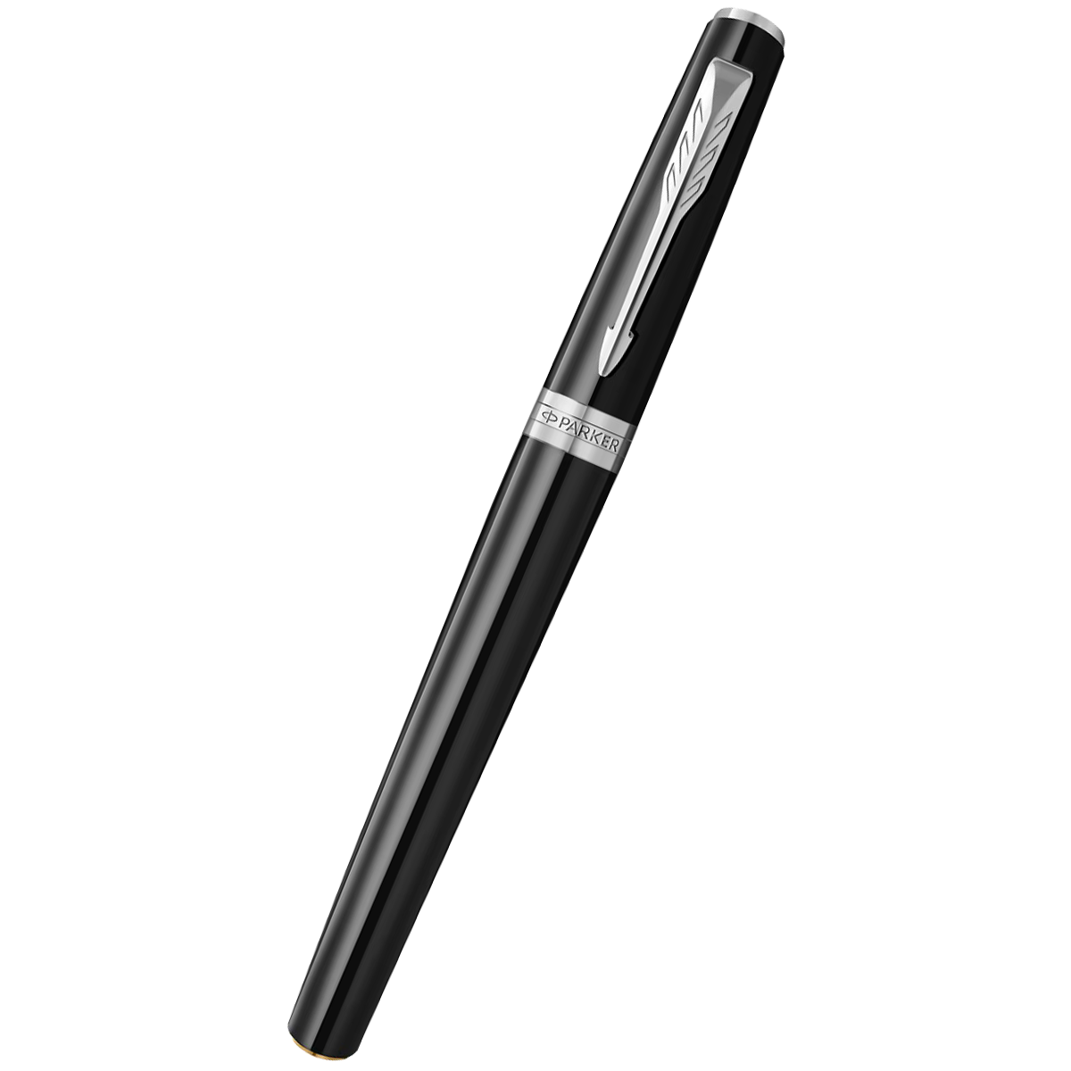 Parker Meridian Rollerbal Pen - Black - Chrome Trim-Pen Boutique Ltd