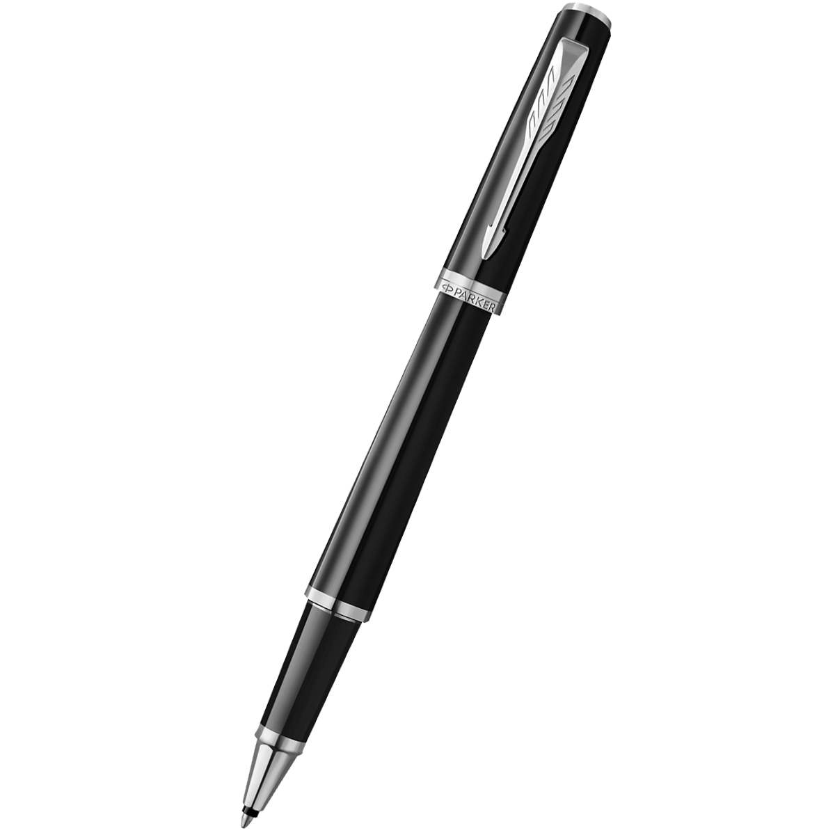 Parker Meridian Rollerbal Pen - Black - Chrome Trim-Pen Boutique Ltd