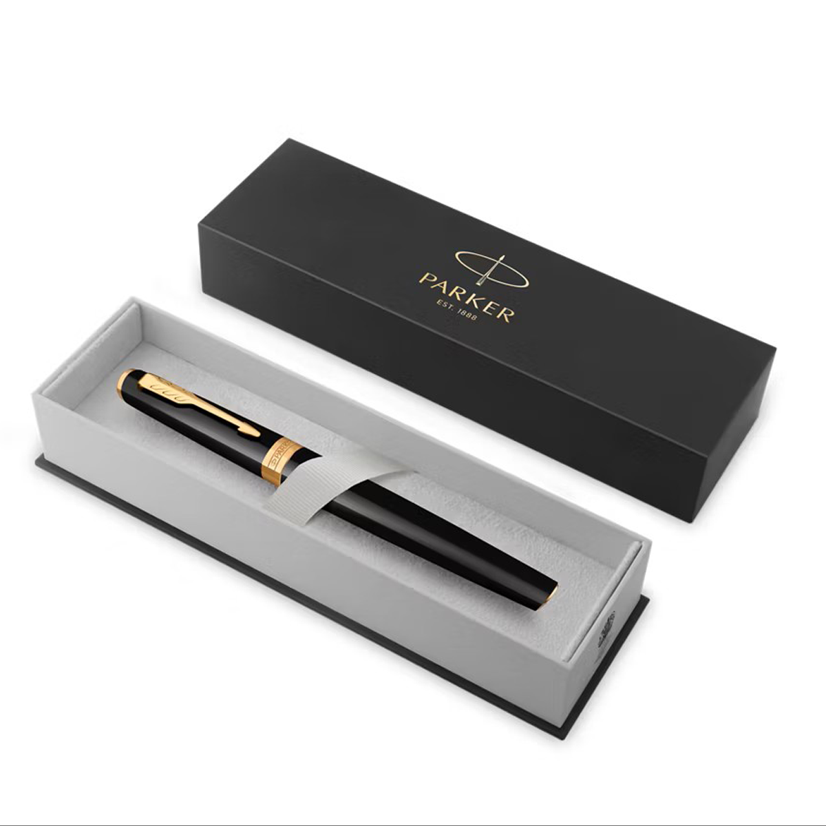 Parker Meridian Rollerbal Pen - Black - Gold Trim-Pen Boutique Ltd