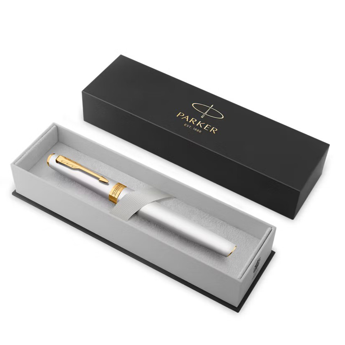 Parker Meridian Rollerbal Pen - Chrome - Gold Trim-Pen Boutique Ltd