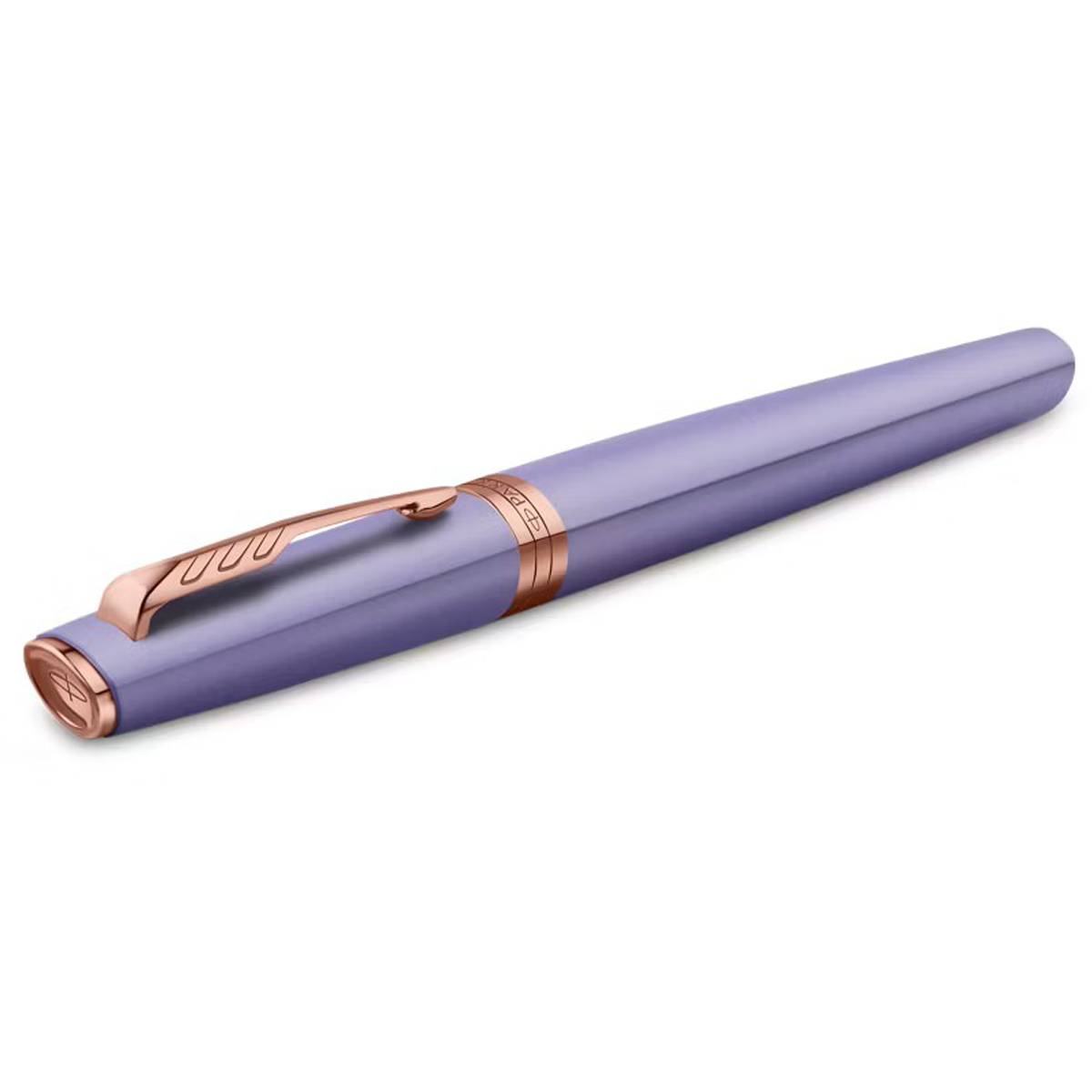 Parker Meridian Rollerbal Pen - Lilac - Pink Gold Trim-Pen Boutique Ltd