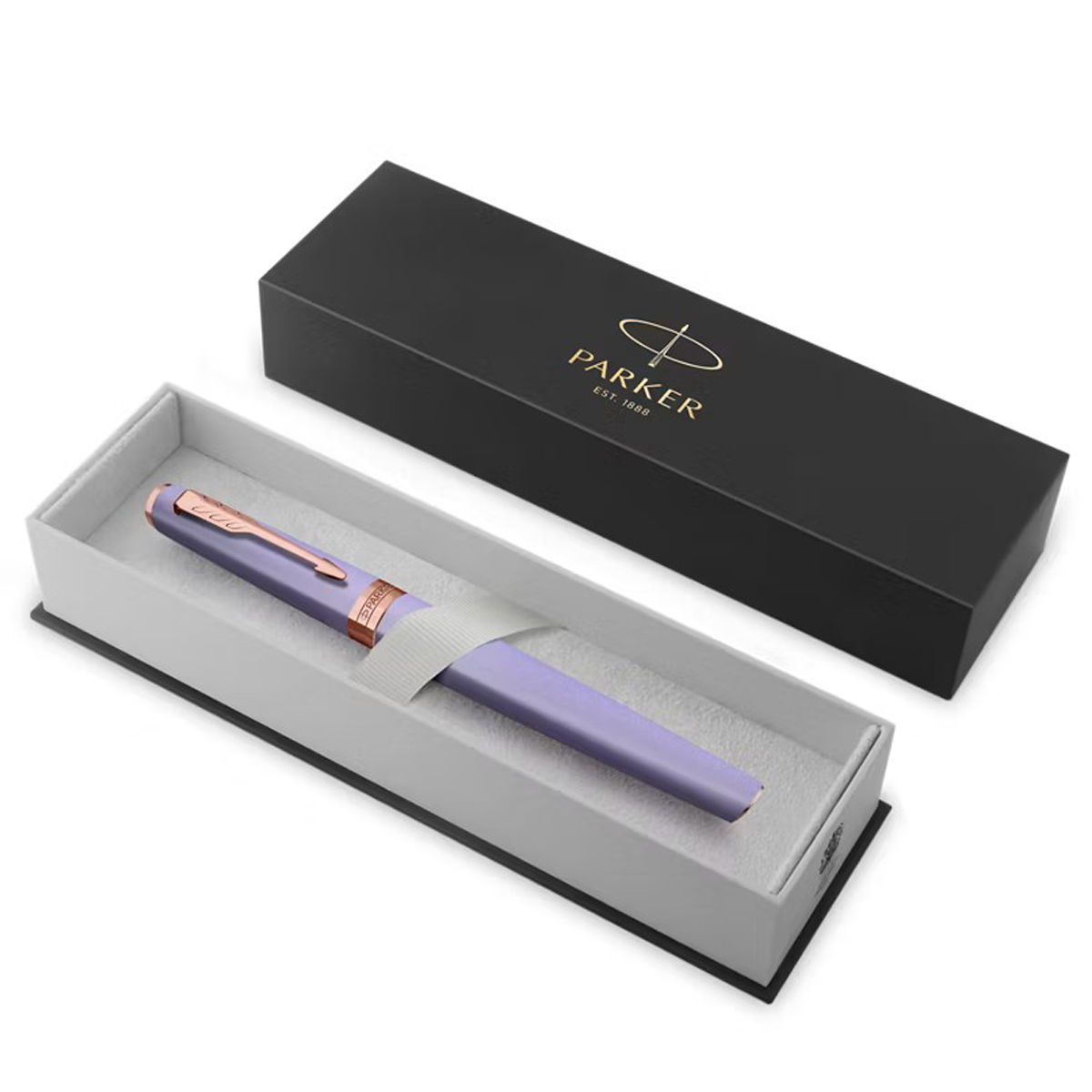 Parker Meridian Rollerbal Pen - Lilac - Pink Gold Trim-Pen Boutique Ltd