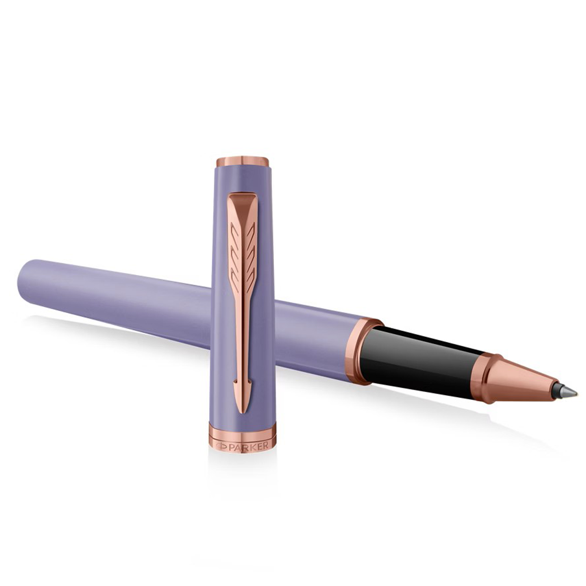 Parker Meridian Rollerbal Pen - Lilac - Pink Gold Trim-Pen Boutique Ltd