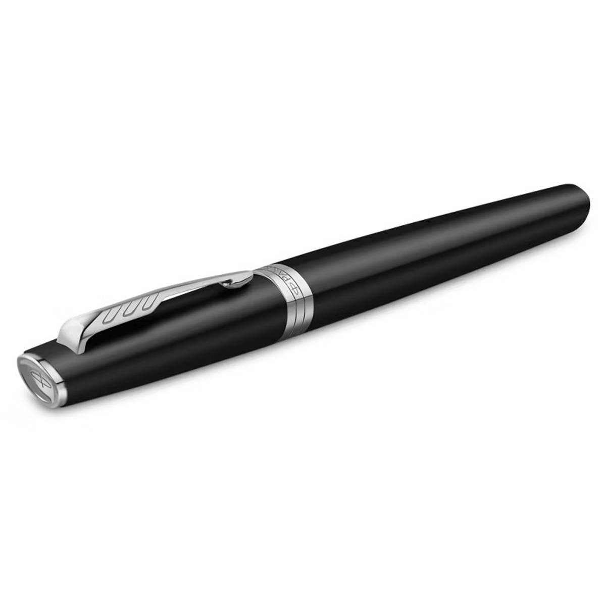 Parker Meridian Rollerbal Pen - Matte Black - Chrome Trim-Pen Boutique Ltd