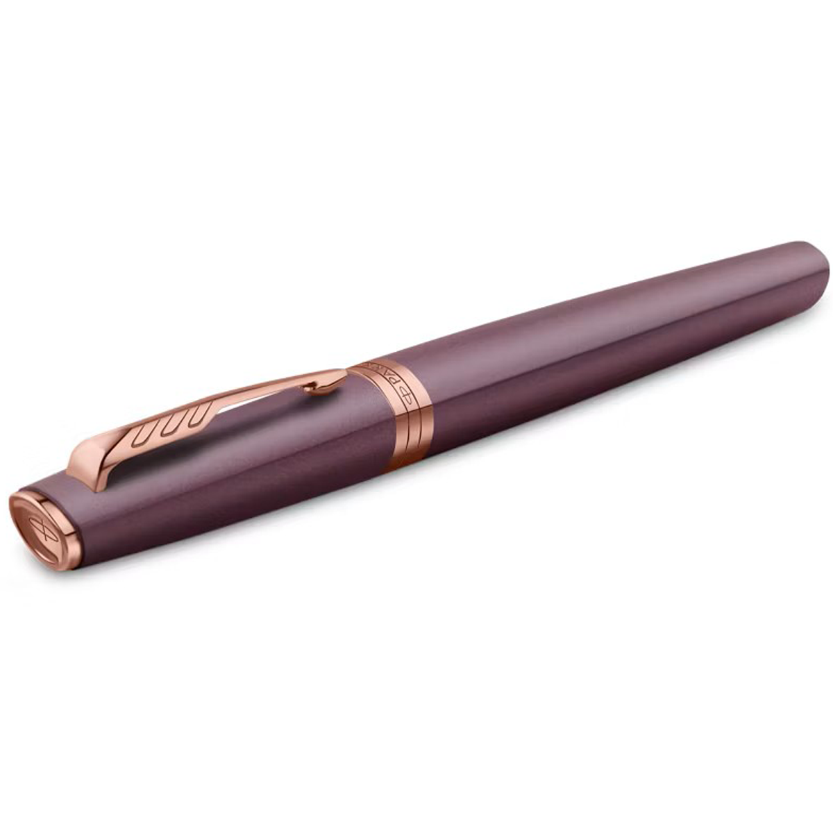 Parker Meridian Rollerbal Pen - Purple - Pink Gold Trim-Pen Boutique Ltd