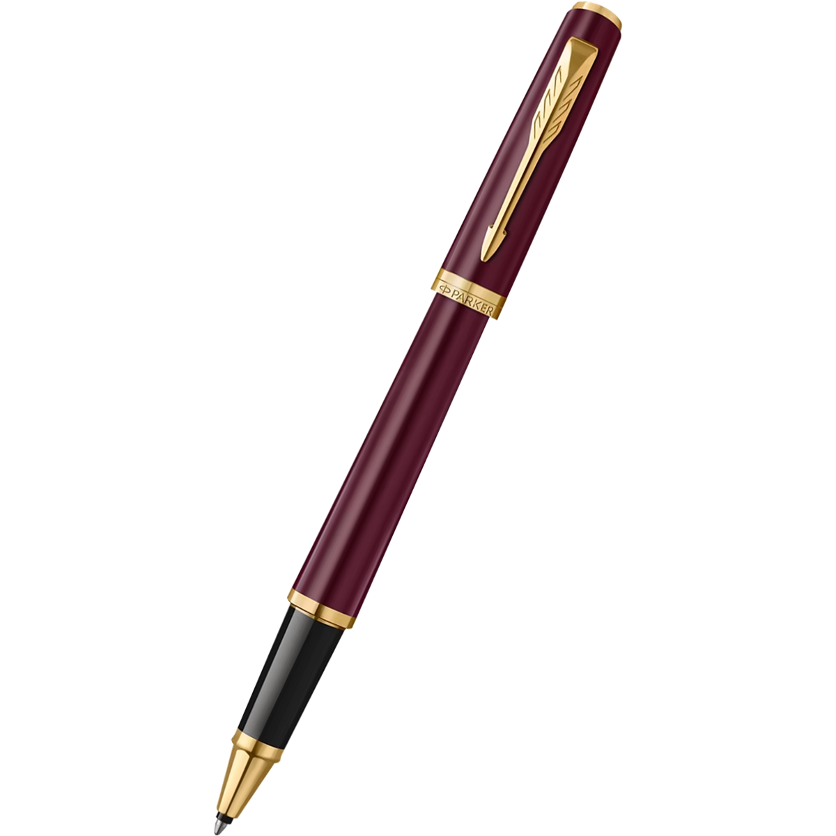 Parker Meridian Rollerball Pen - Red - Gold Trim - Pen Boutique Ltd