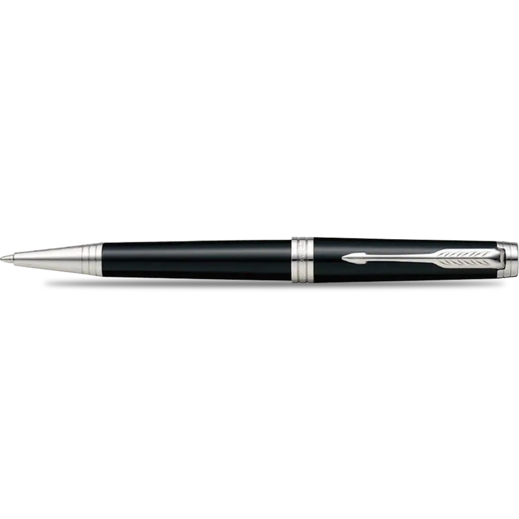 Parker Premier Black Lacquer ST Ballpoint Pen-Pen Boutique Ltd
