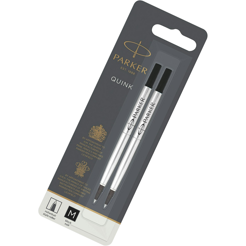 Parker Quink Rollerball Refill - Black - Medium-Pen Boutique Ltd