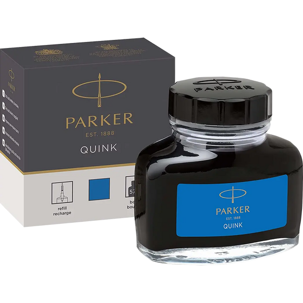 Parker Quink Washable Blue - 57ml Bottled Ink-Pen Boutique Ltd