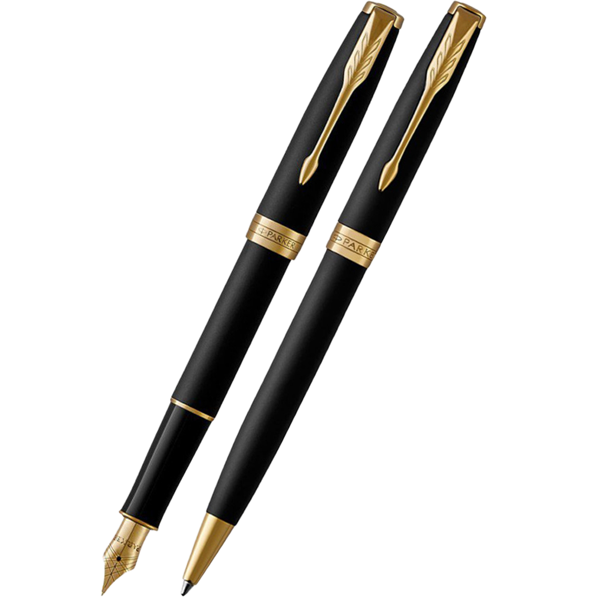 Parker Sonnet Gift Set - Black (Fountain & Ballpoint Pen)-Pen Boutique Ltd