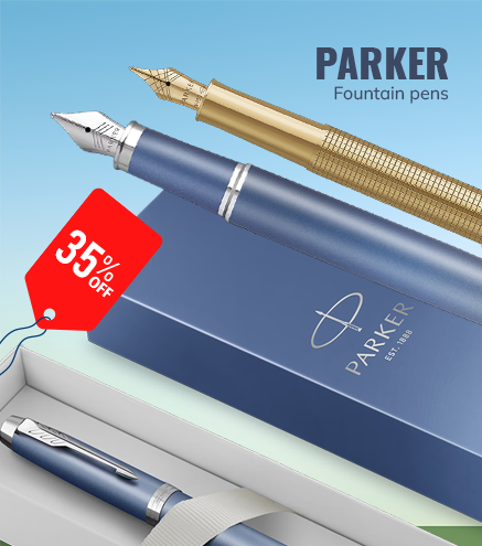 Parker fountain pens 35% off