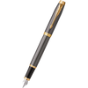 Parker IM Fountain Pen - Grey - Gold Trim