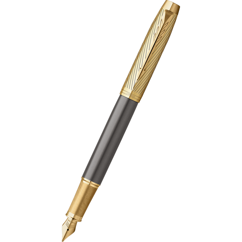 Parker IM Fountain Pen – Pioneer – Gold PVD-Pen Boutique Ltd